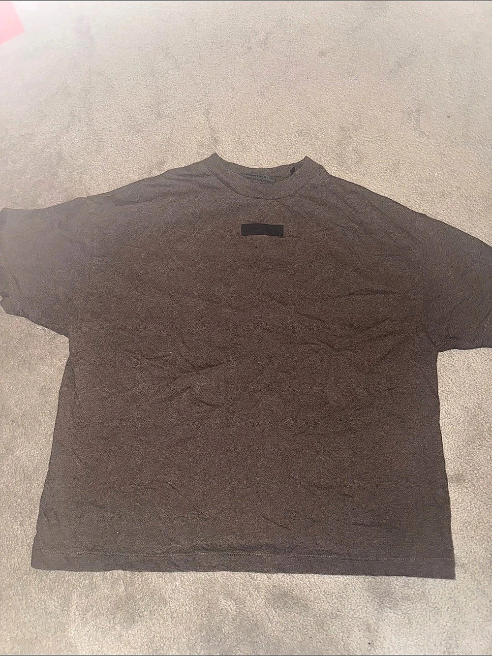 Essentials Short Sleeve Tee in Brown